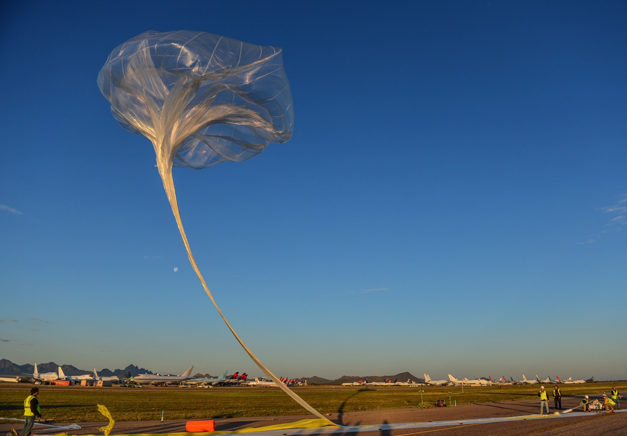 NASA fund's flight on Arizona's World View Balloon carrying experiments to a near space environment.