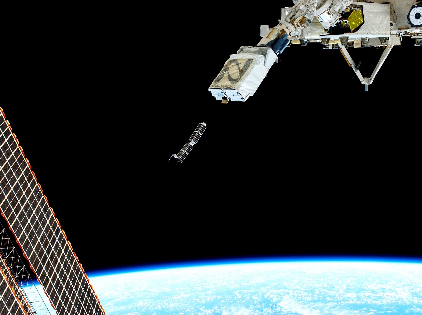 CubeSats Deployed from International Space Station