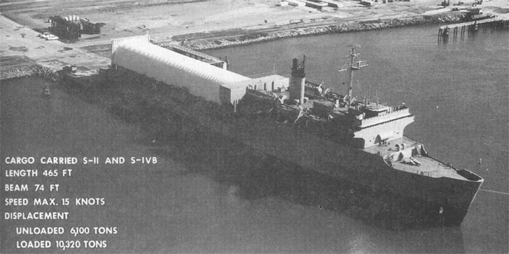 The USNS Point Barrow ship moves through the ocean