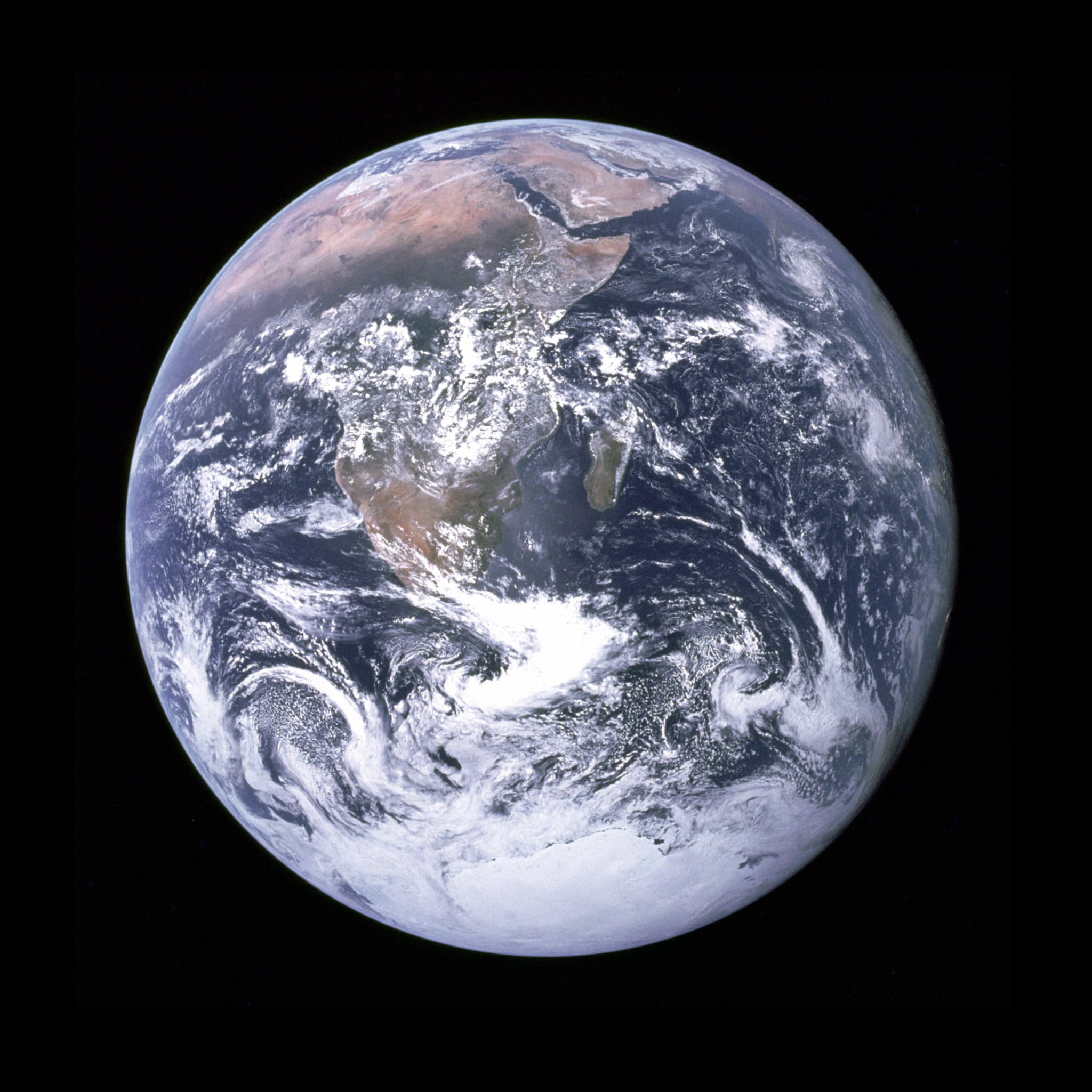 "Blue Marble" image of Earth taken by Apollo 17
