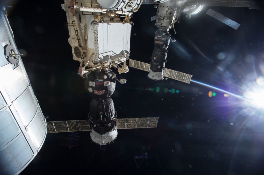Progress 47 at Pirs docking compartment.