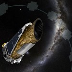 The artistic concept shows NASA's planet-hunting Kepler spacecraft operating in a new mission profile called K2