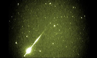 An image from the Leonid meteor shower on Nov. 13, 2014.