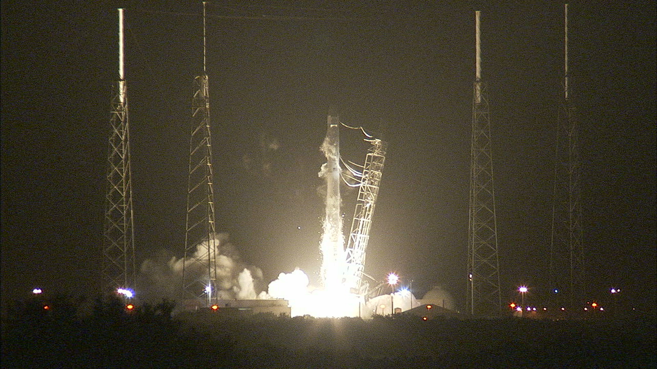 NASA Cargo Launches to Space Station aboard SpaceX Resupply Mission