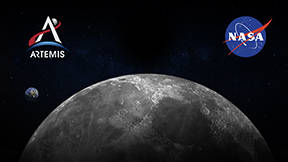 Artemis Moon Background