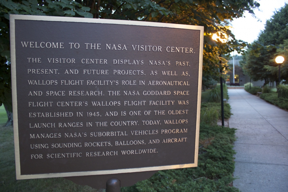 NASA Wallops Current Programs Presentation April 10 at Visitor Center
