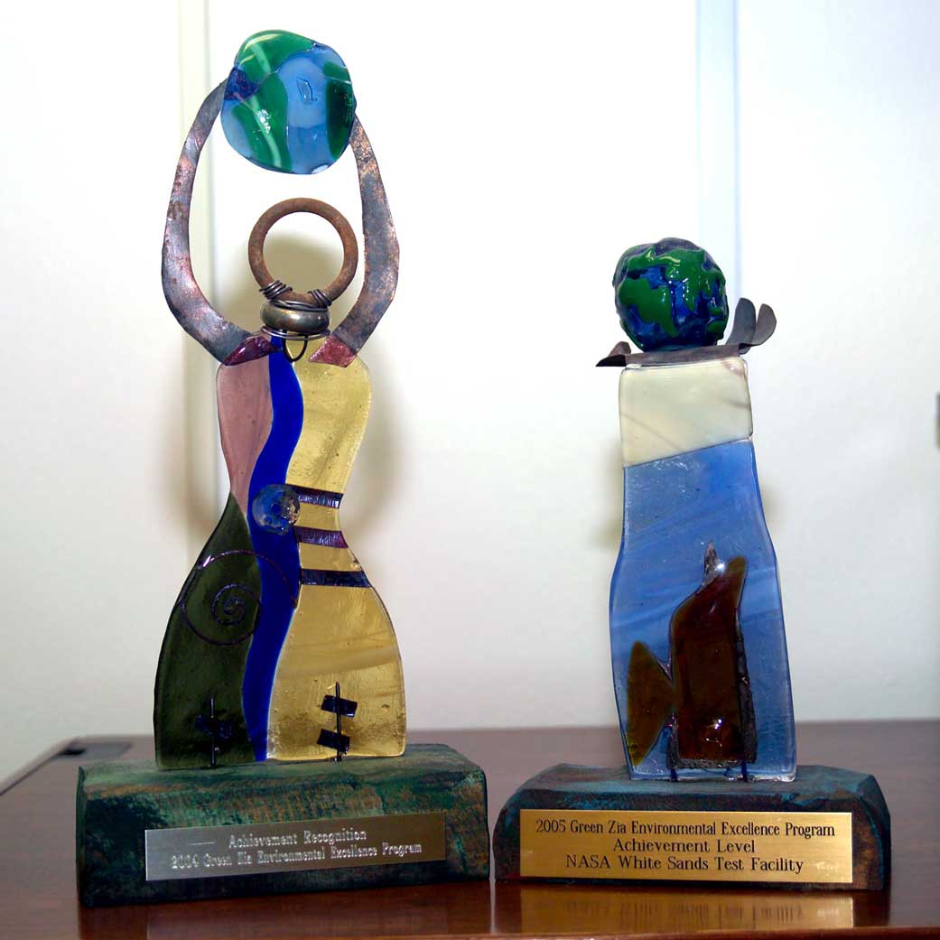 Some of the Green Zia Awards for the New Mexico Environmental Department