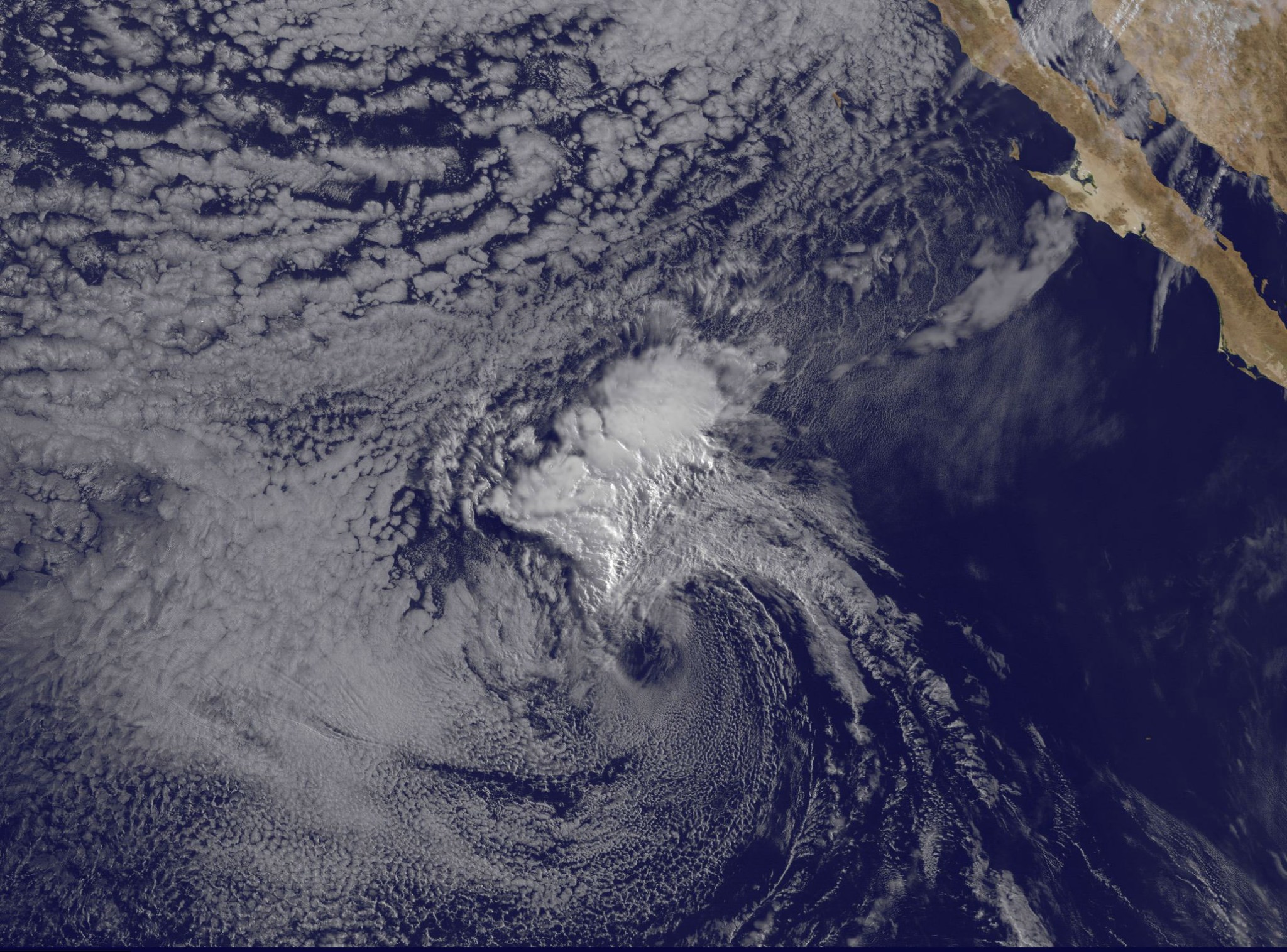  clouds associated with the remnants of former Hurricane Andres
