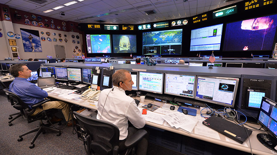NASA mission controllers