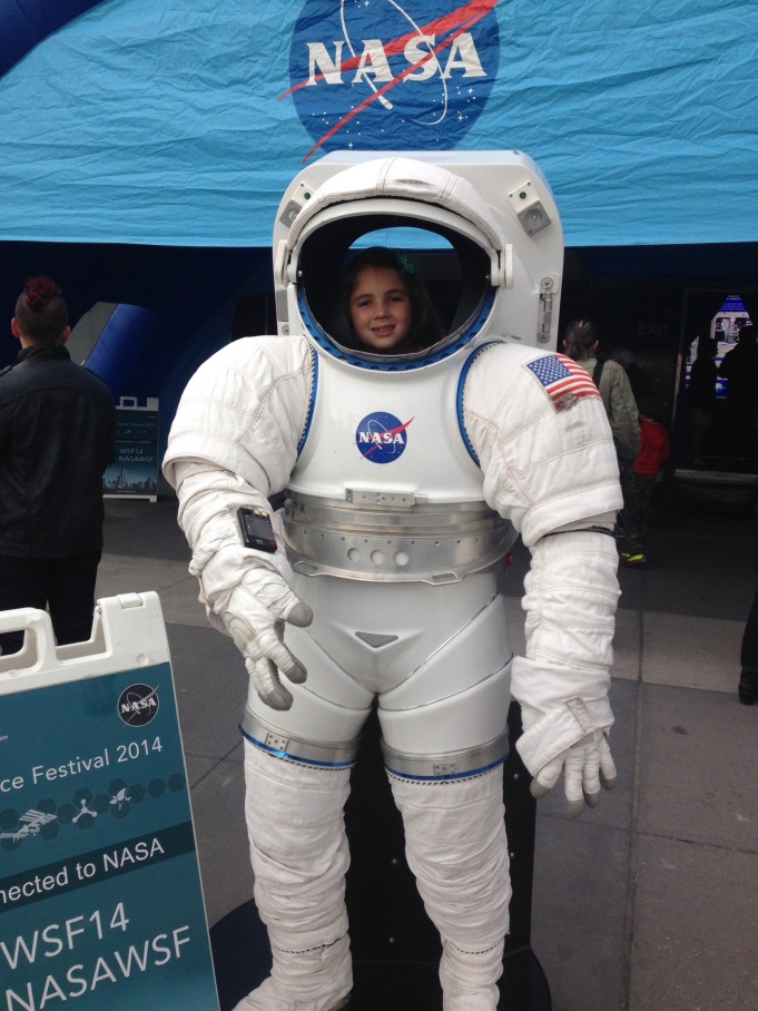 NASA mobile exhibit at the 2014 World Science Festival