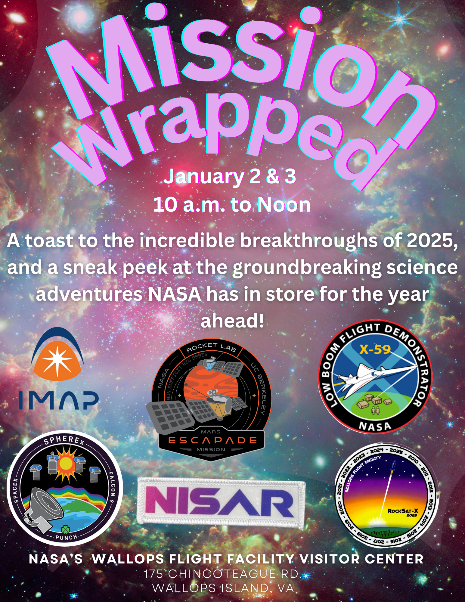 Promotional poster for a Marketed Public Program at the WFF VC