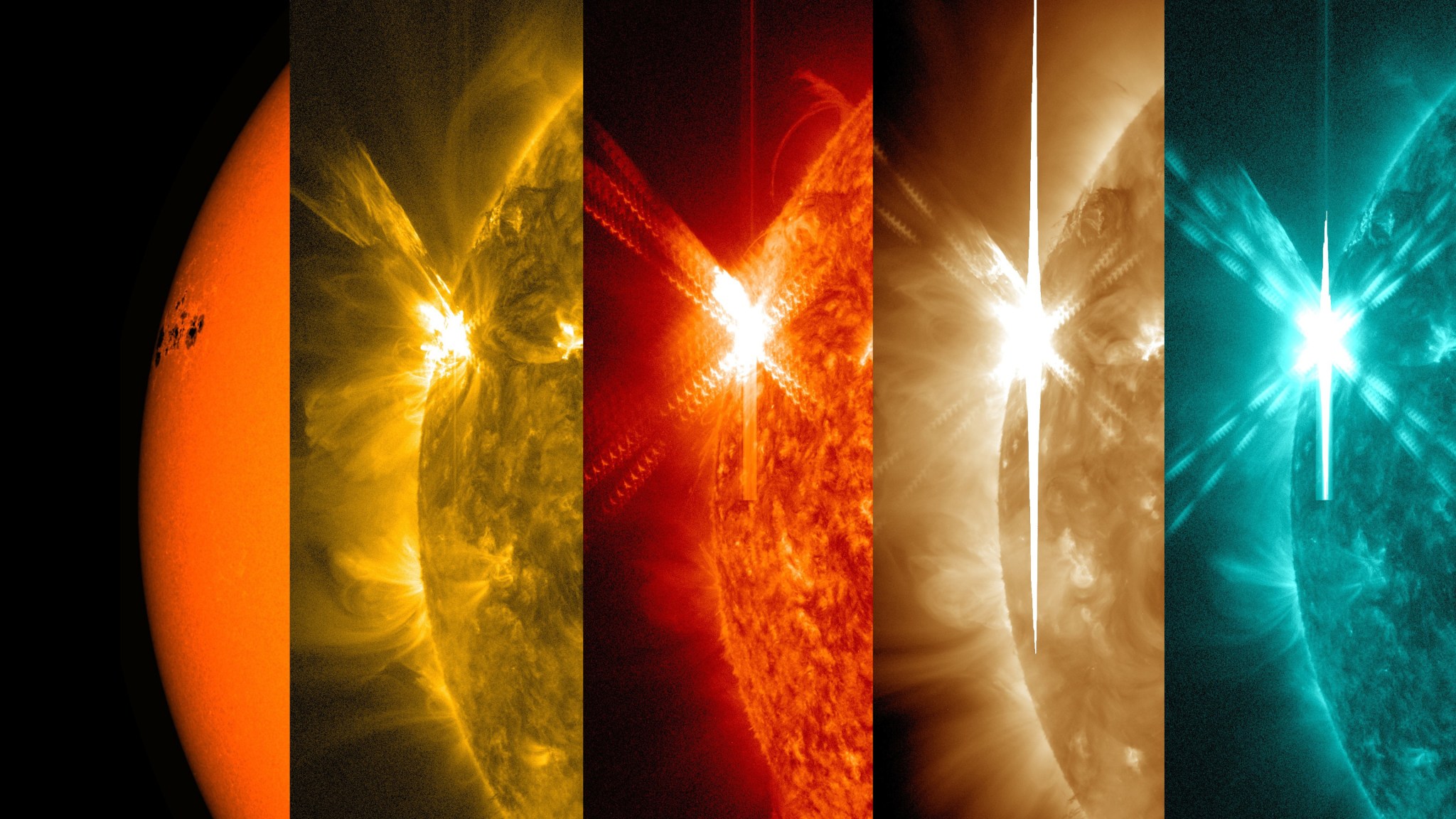 SDO views of 5 May 2015 X-class flare