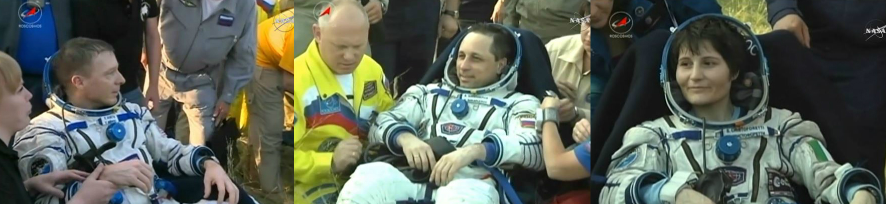 ISS Expedition 43 returns to Earth
