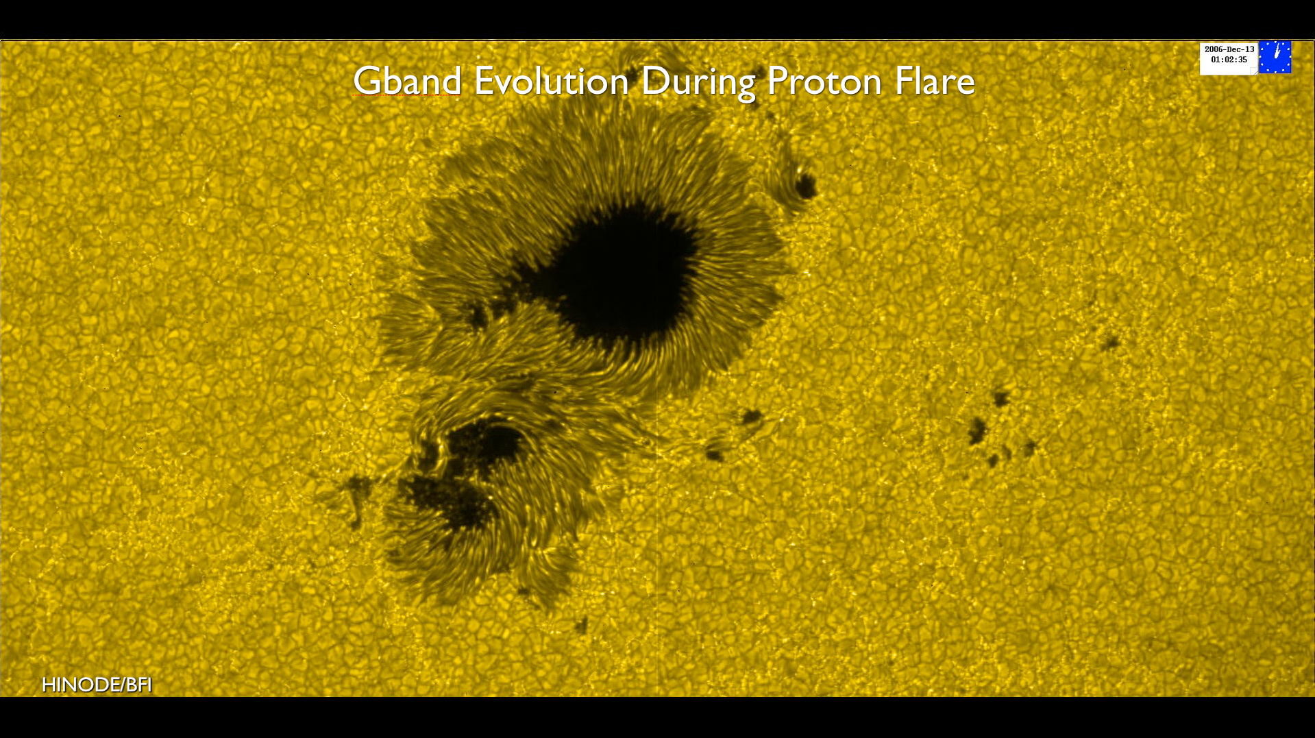 developing sunspot