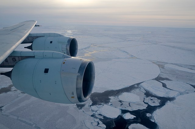DC-8 Low-Level Flyover of the Weddell Sea