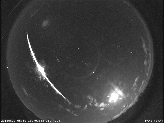 Meteor across SE