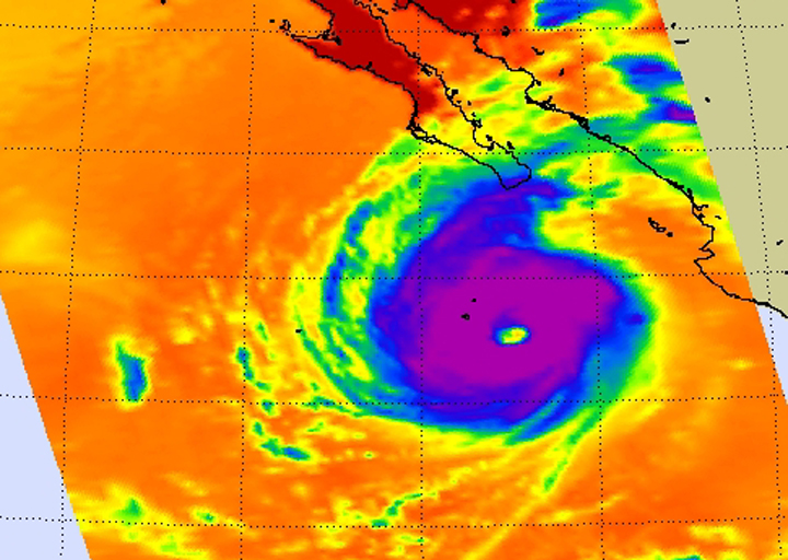 AIRS image of Blanca