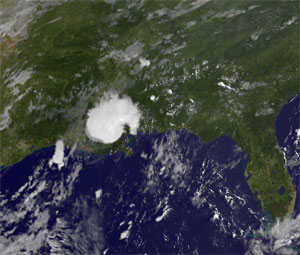 Photo of a cloud above Earth