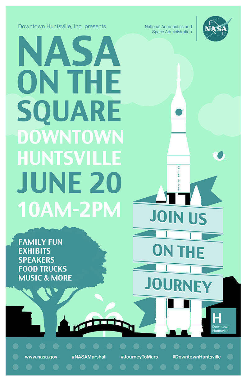 NASA on the Square! graphic