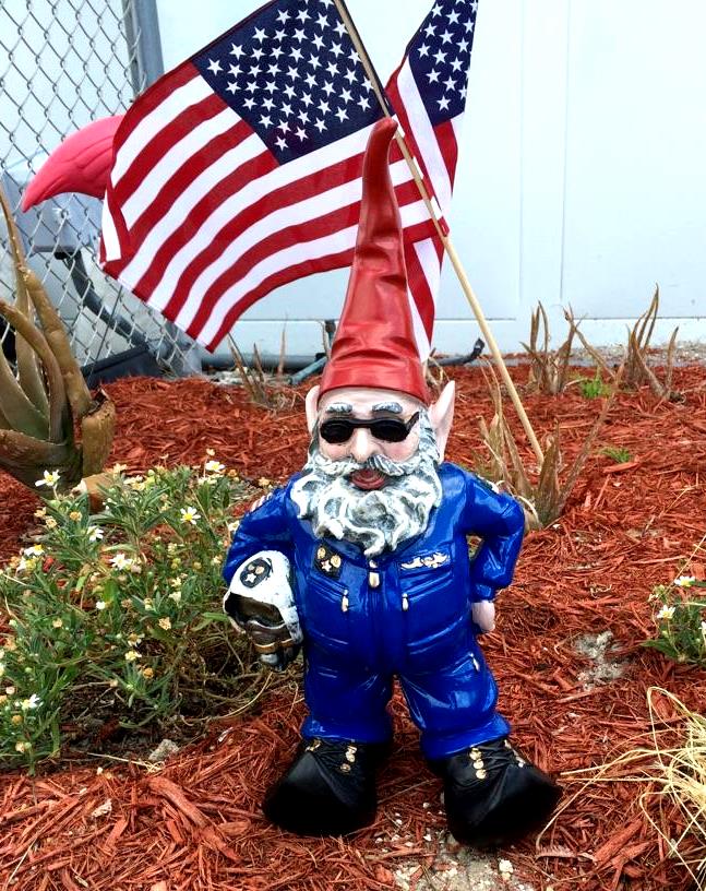 Astronaut garden gnome