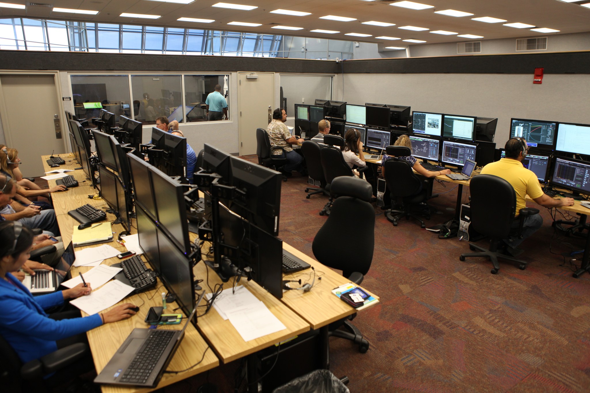 First use of Firing Room 4 control room at Kennedy Space Center.