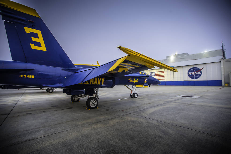 Blue Angels at Wallops Flight Facility
