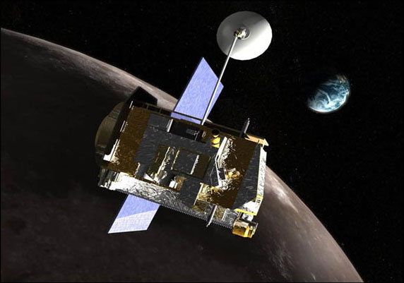 Artist’s rendition of one of the two identical Voyager Spacecraft in space.