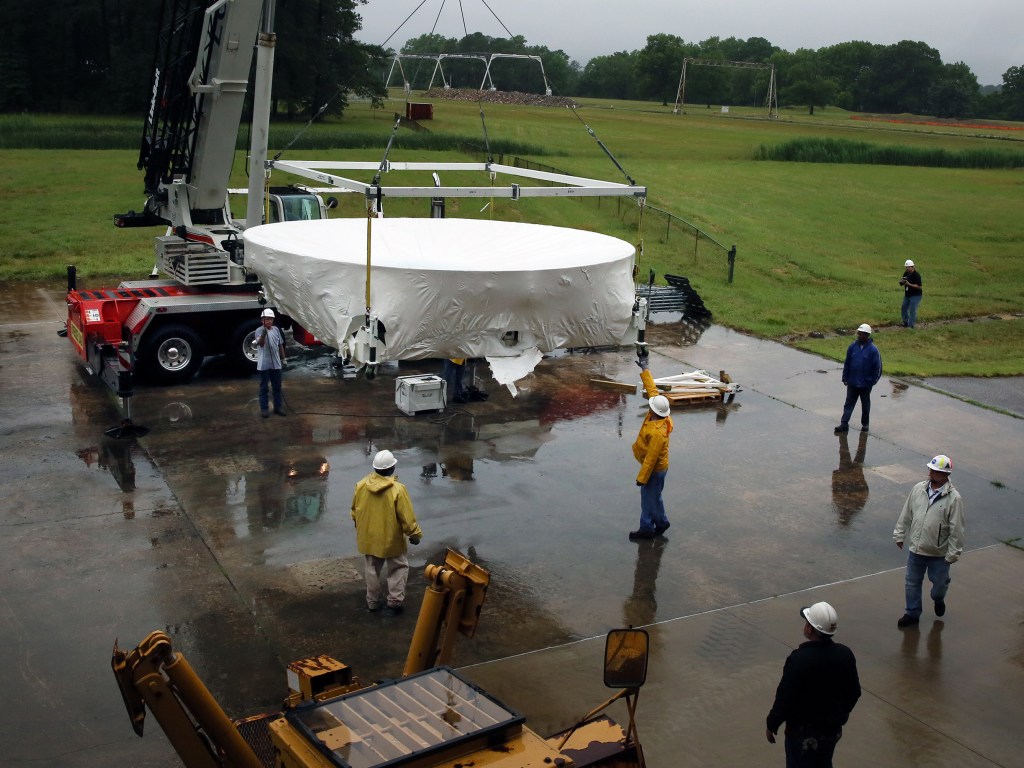Orion Heat Shield Arrives at NASA Langley, Media Invited