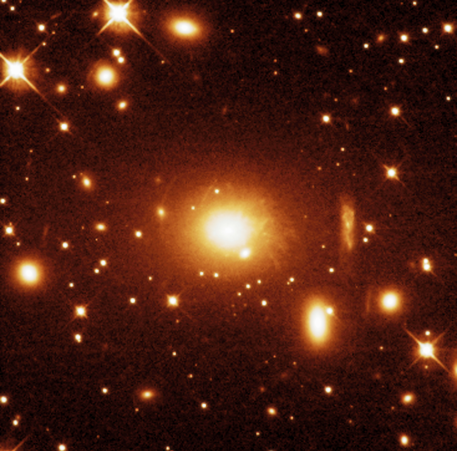 Hubble image of PKS 0745-191