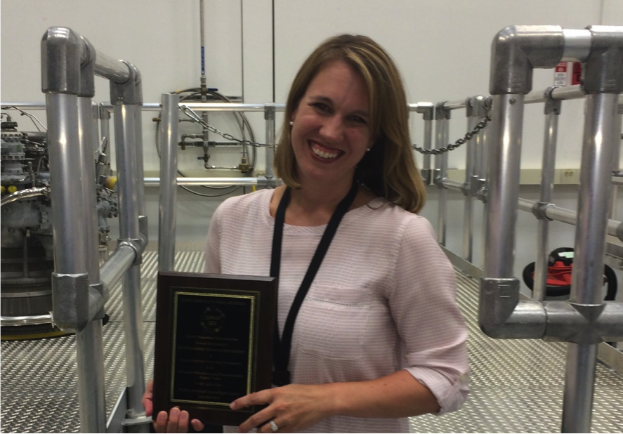 Elizabeth Robertson leads the Advanced Manufacturing Demonstration Engine project at Marshall. 