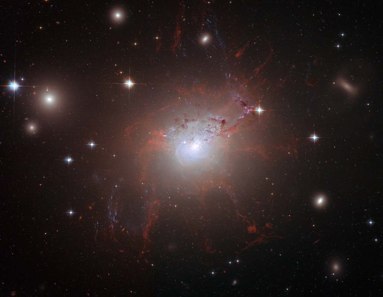 Hubble image of NGC 1275