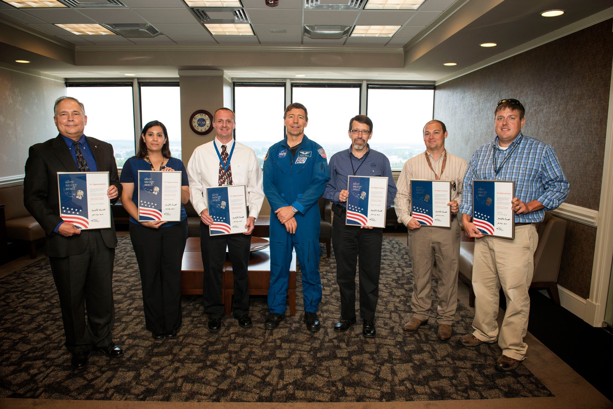 Silver Snoopy Awardees