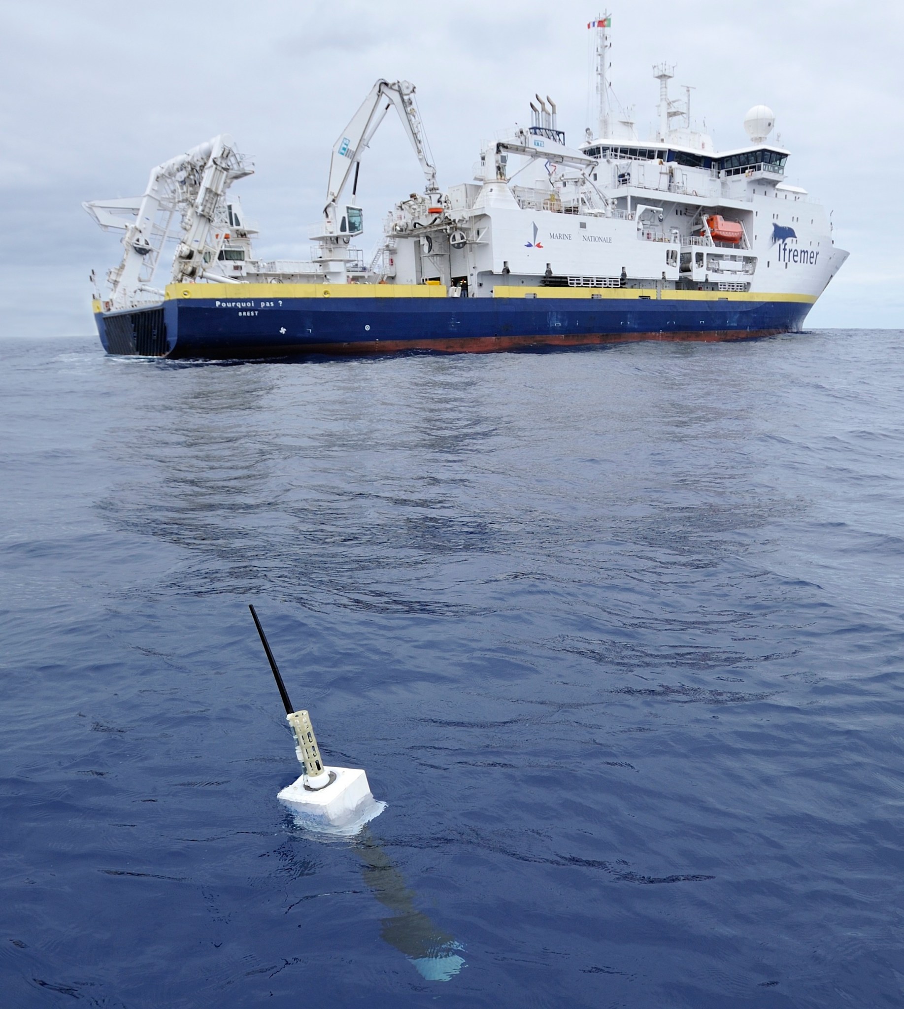 The new study used ocean temperature measurements from a global array of 3,500 Argo floats and other ocean sensors.