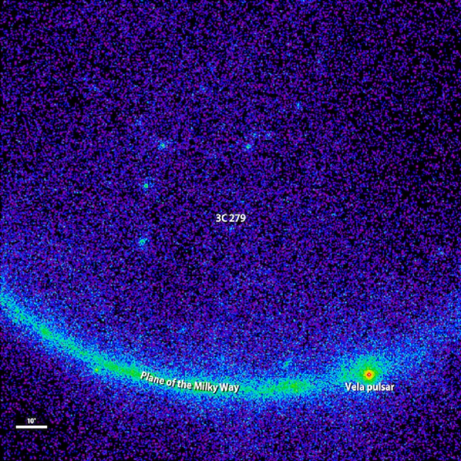 
			NASA's Fermi Sees Record Flare from a Black Hole in a Distant Galaxy - NASA			