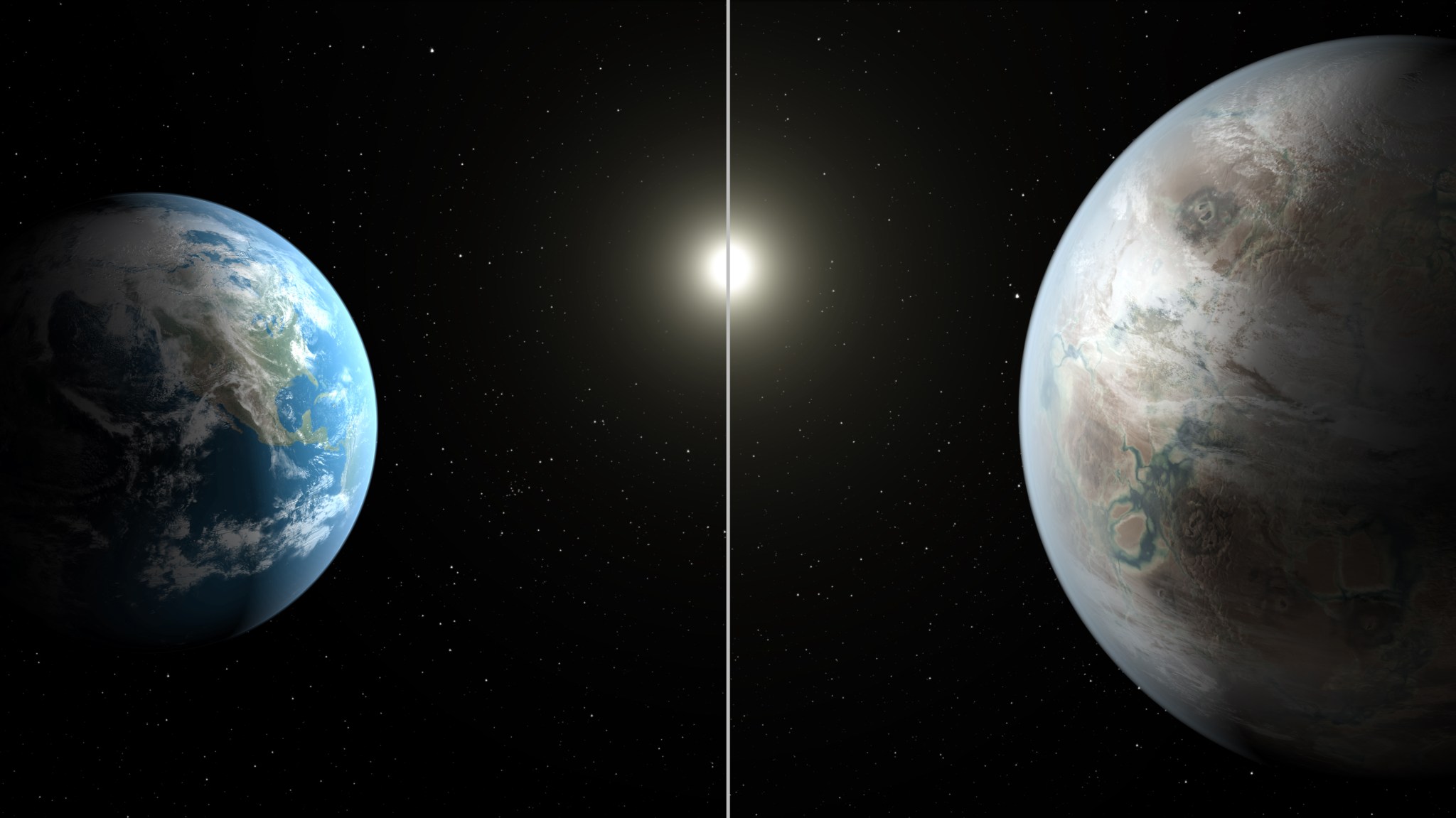 Kepler-452b and Earth