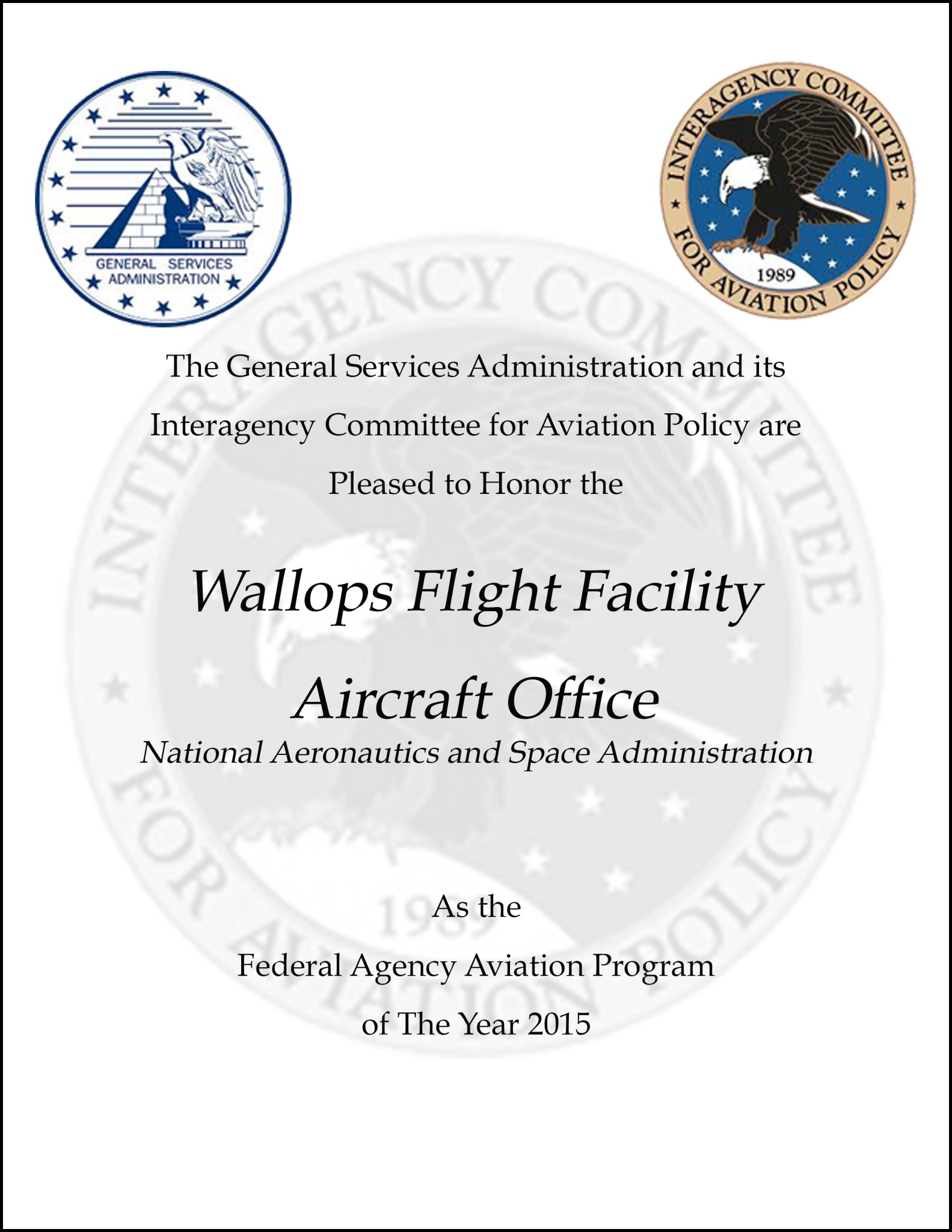 WFF ACO Award