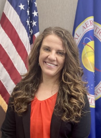 A headshot of Carla Koch, a mission manager in NASA's Commercial Crew Program.