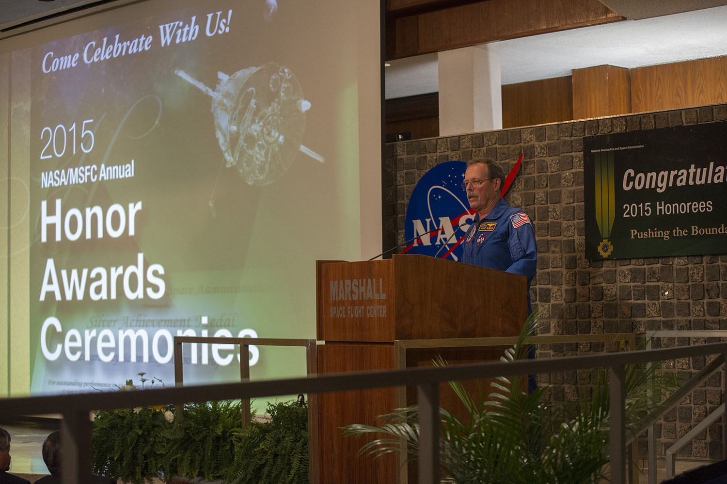 Retired astronaut Robert “Hoot” Gibson