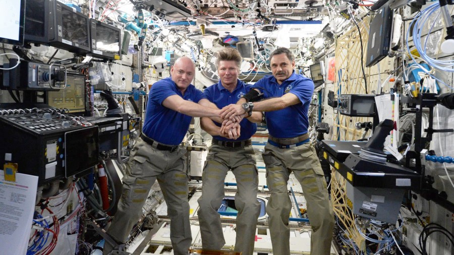 Expedition 44 trio