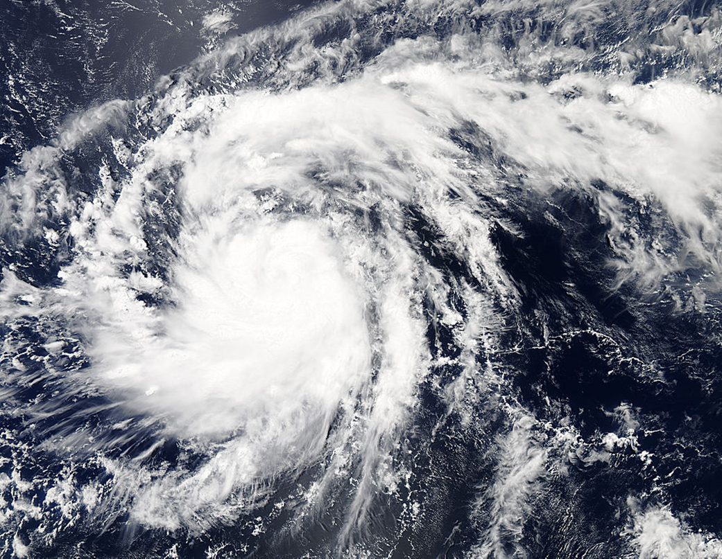 NASA's Aqua satellite captured this visible-light image of Hurricane Guillermo on July 30, 2015 at 5:55pm EDT.