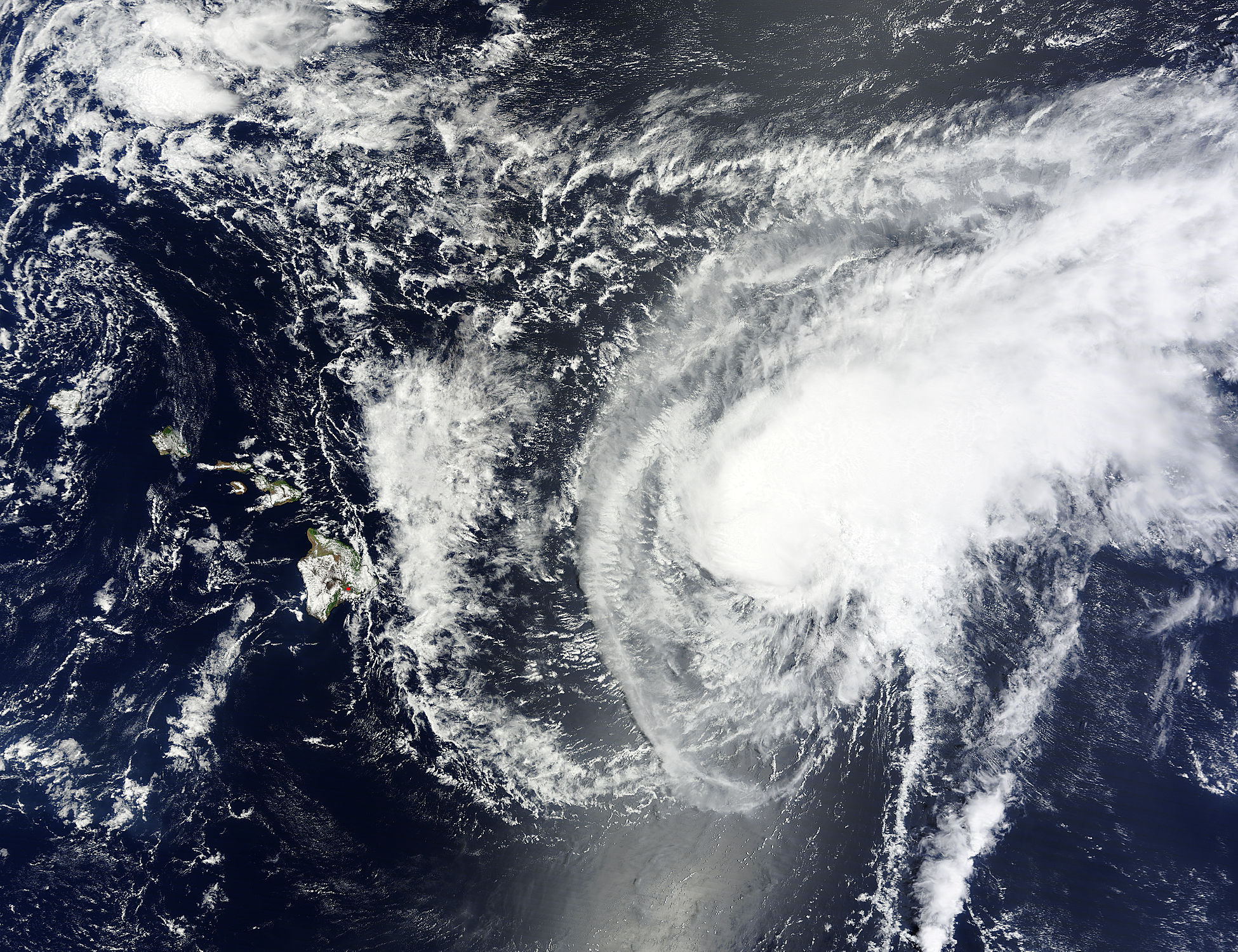 MODIS image of Guillermo