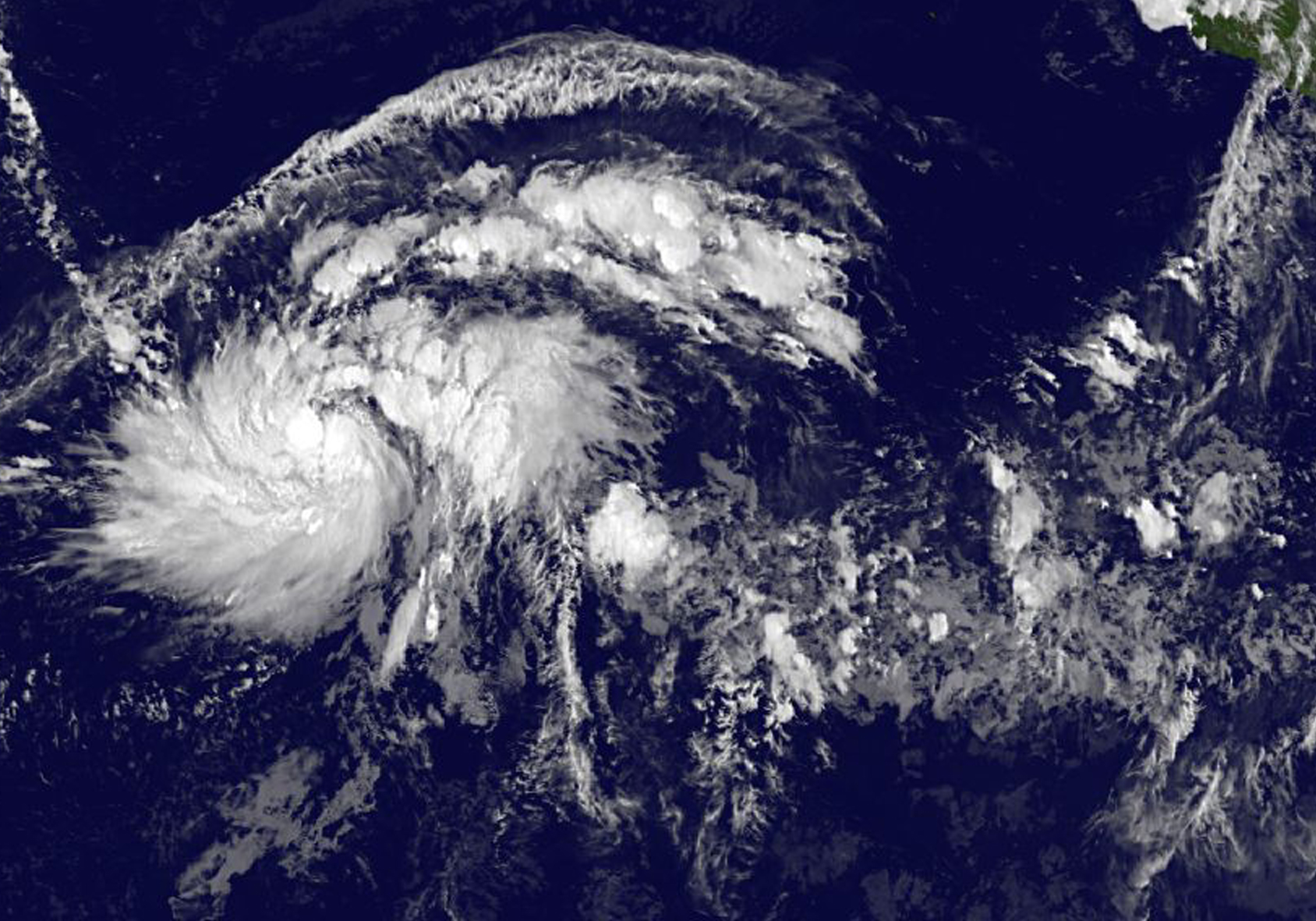 this GOES-West infrared image of Guillermo