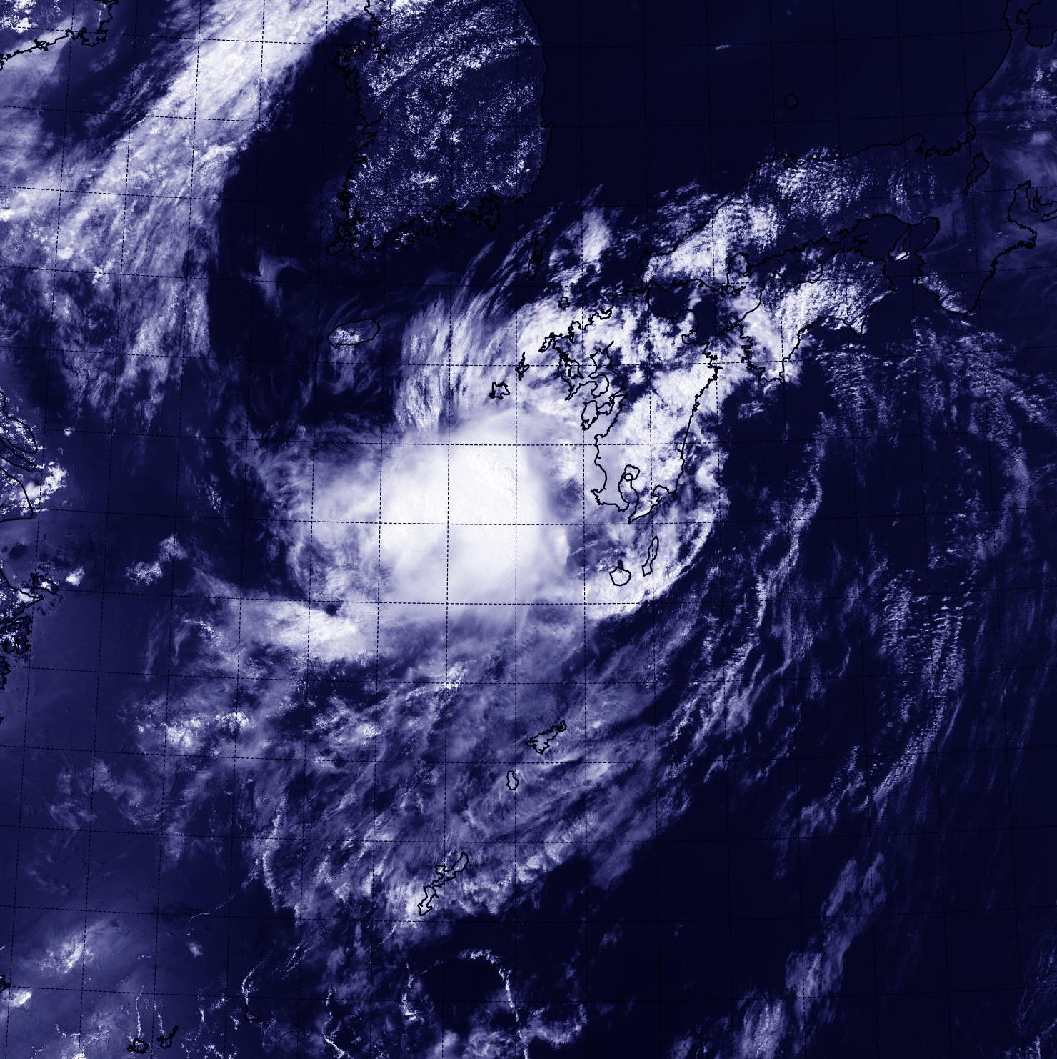 Suomi NPP image of Tropical Depression Halola