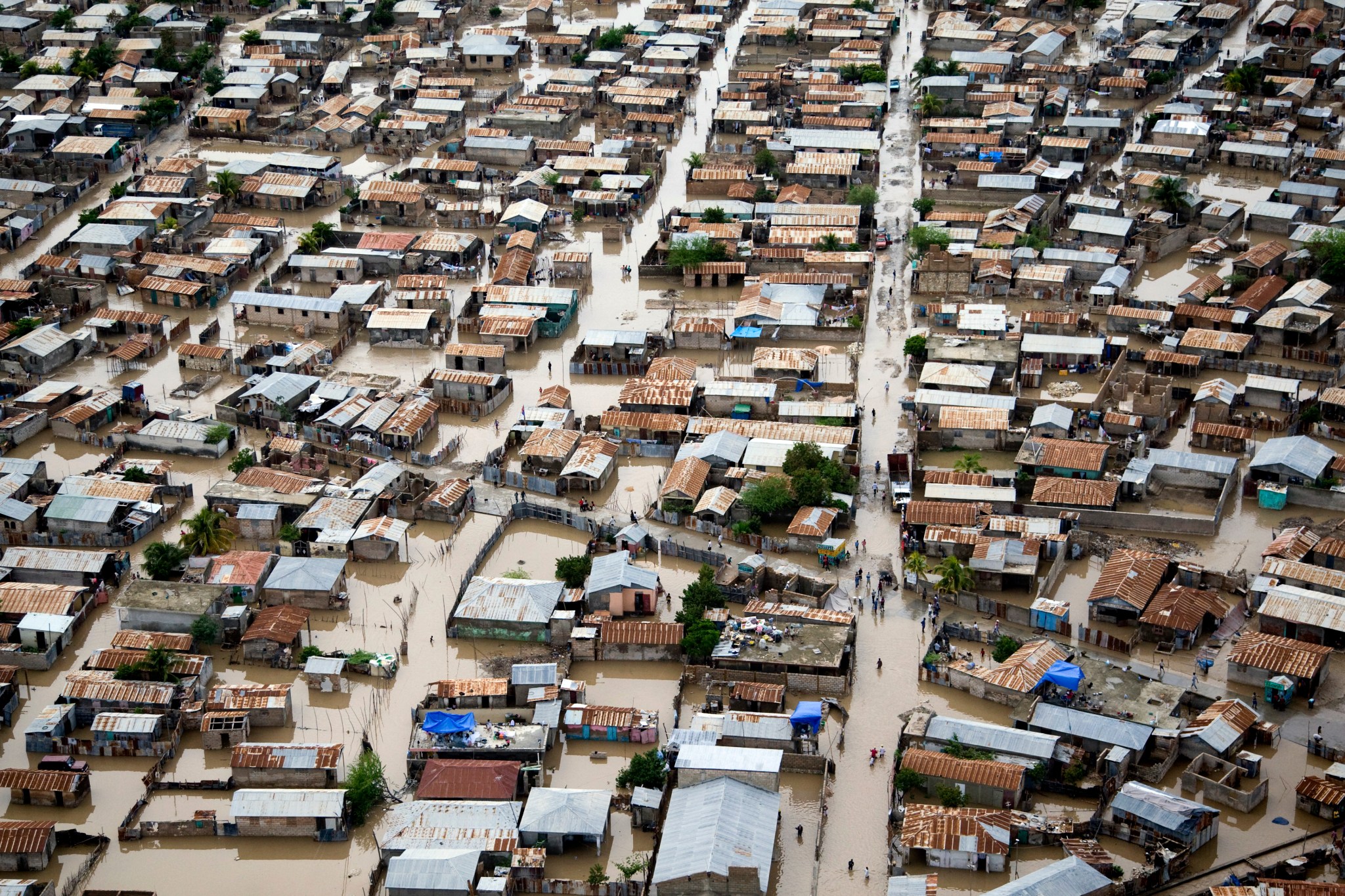 Hurricane Tomas flooding in Haiti