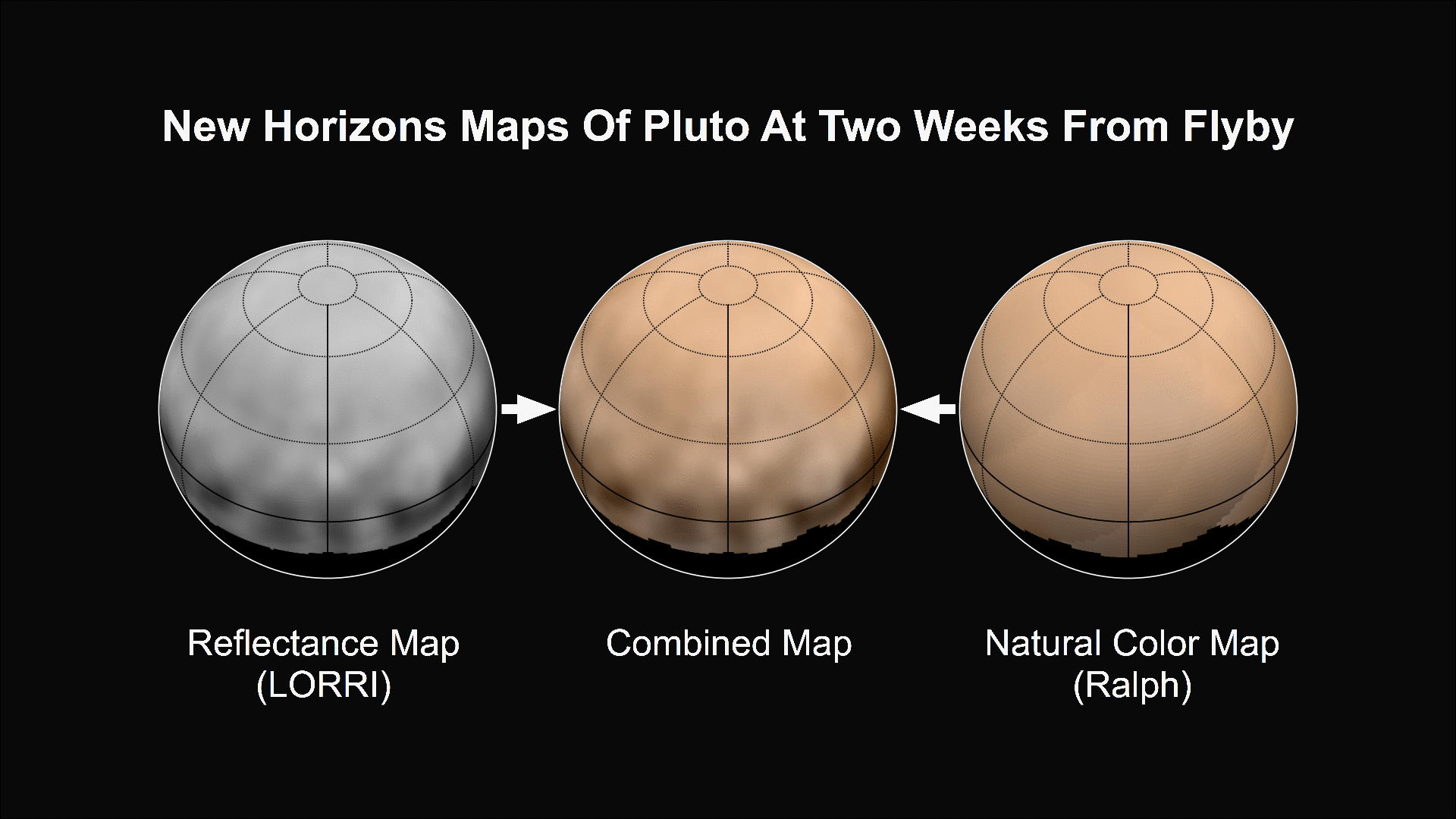 Animated gif showing Pluto's surface features.