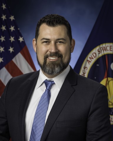 A headshot of Scott Ede, lead mission manager for NASA's Commercial Crew Program at Johnson Space Center in Texas.