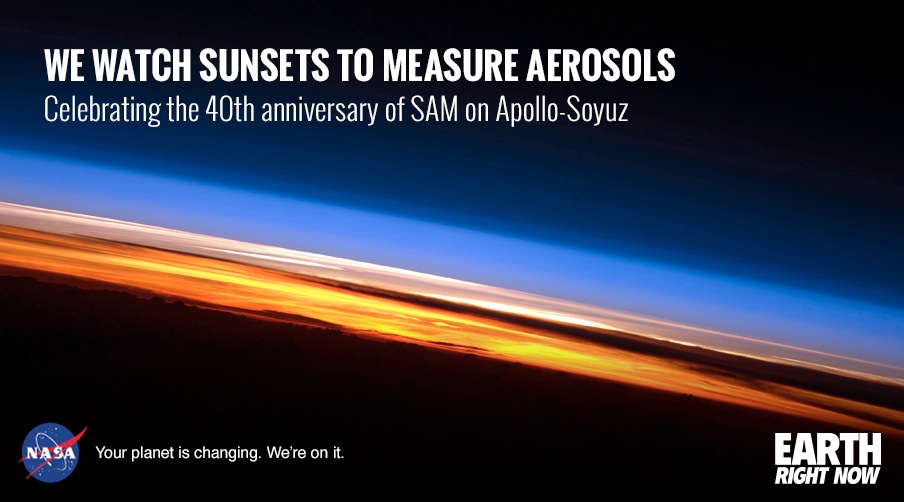 NASA is remembering the anniversary of SAM, the first solar occultation from space.