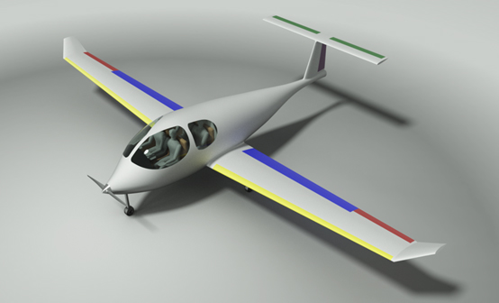 Artist concept of the BeamTree PH-10 future aircraft design.