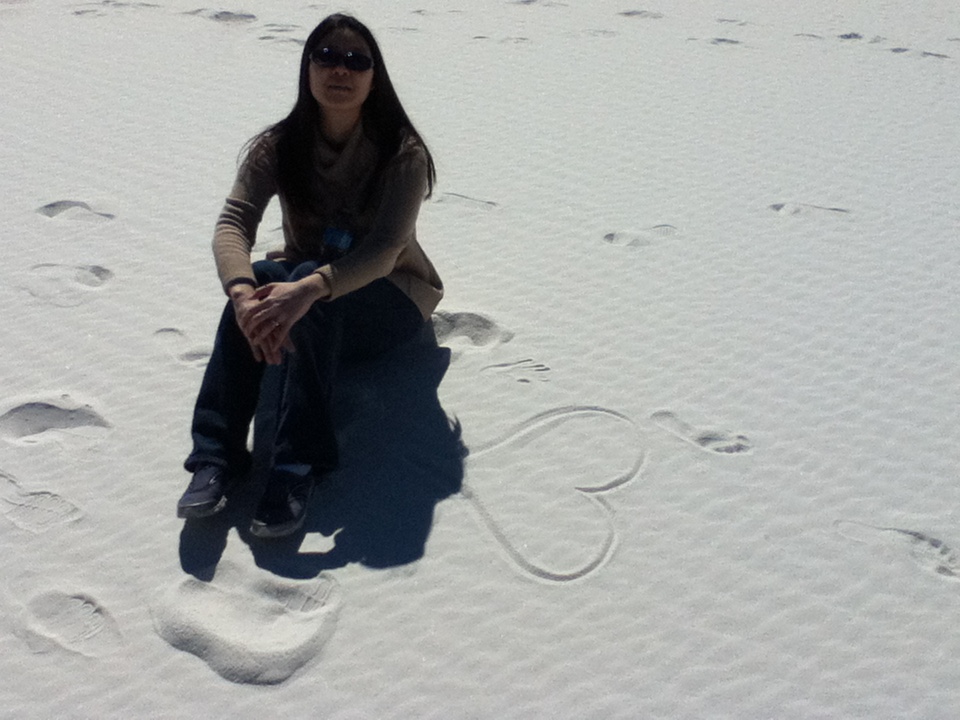 Connor at White Sands National Monument