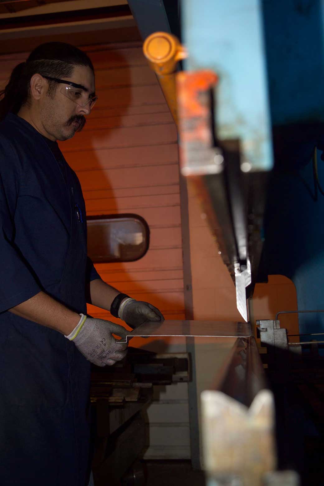 Full service sheet metal fabrication is housed in our fabrication facility.
